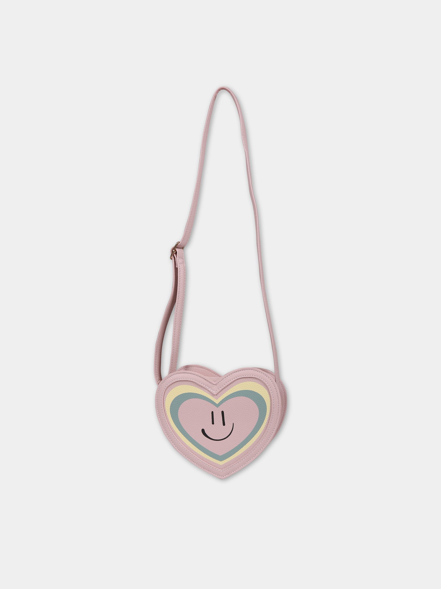 Borsa rosa per bambina con smile,Molo,7W23V108 8058