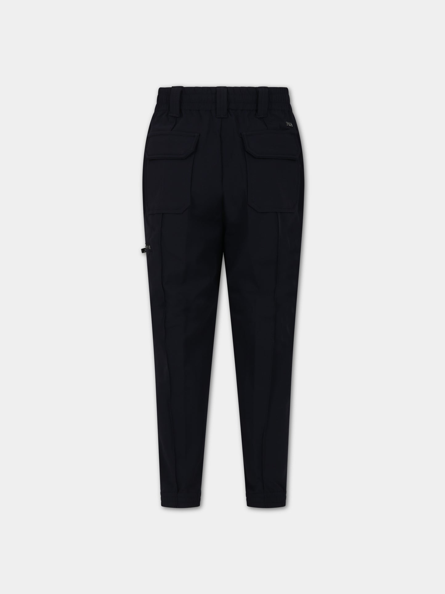 Pantaloni blu per bambino con logo,Armani Junior,6R4PJJ 1NNIZ 0920
