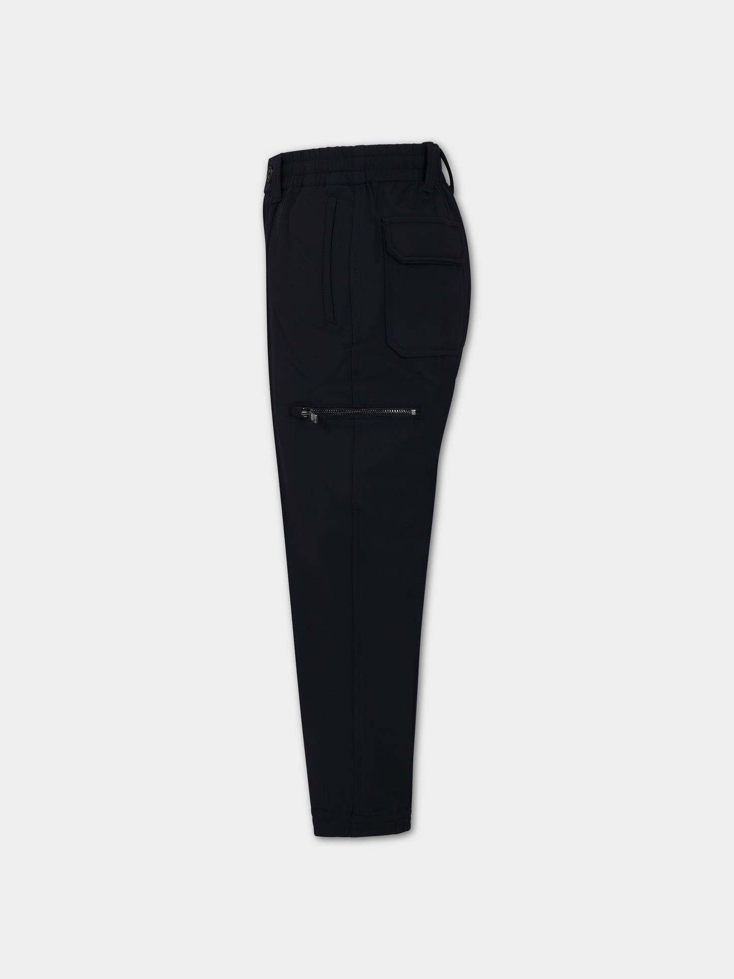 Pantaloni blu per bambino con logo,Armani Junior,6R4PJJ 1NNIZ 0920