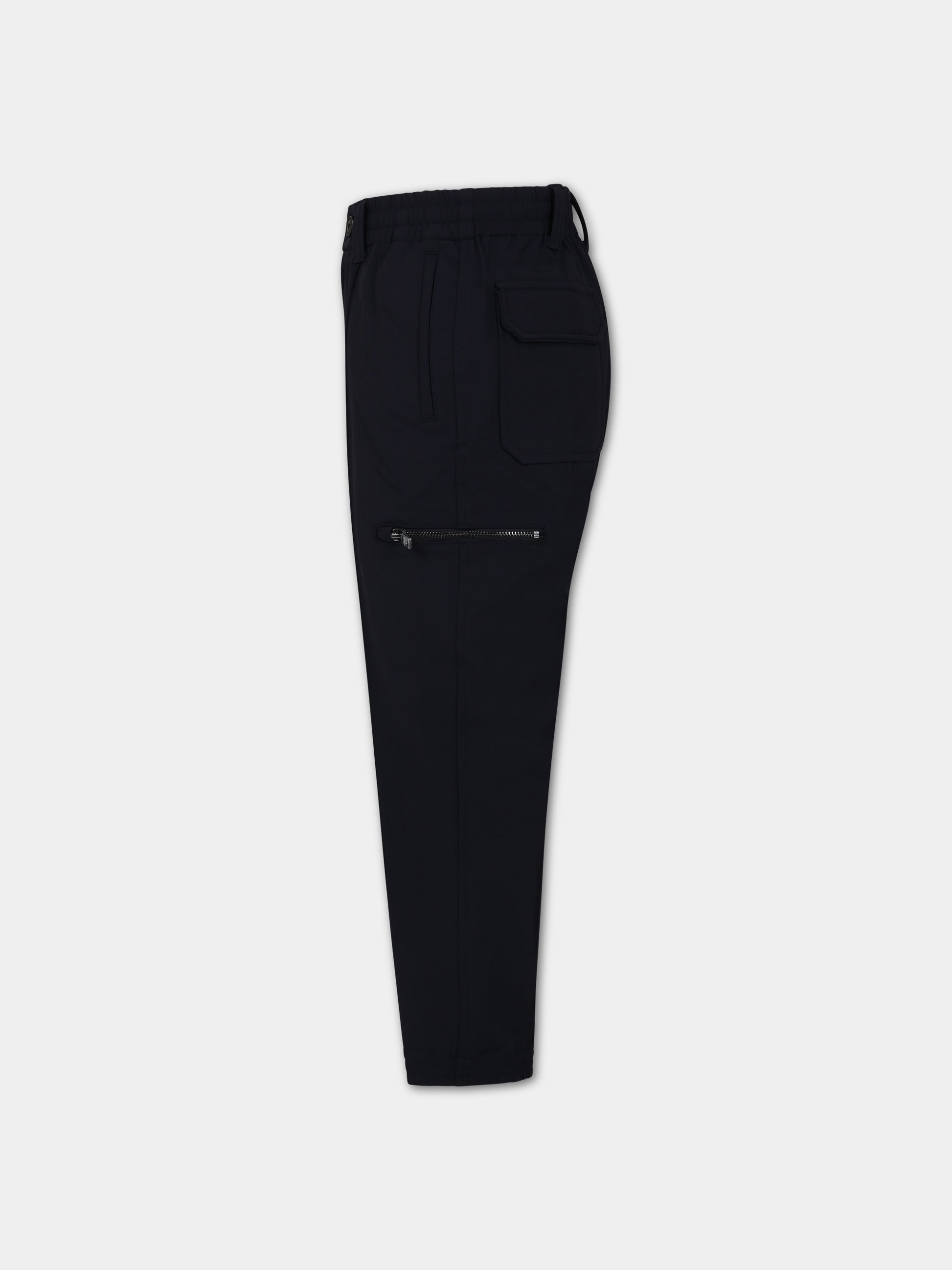 Pantaloni blu per bambino con logo,Armani Junior,6R4PJJ 1NNIZ 0920