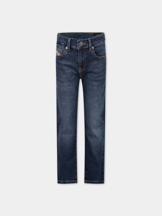 Jeans blu per bambino con logo,Diesel,J00809 KXBD1 K01