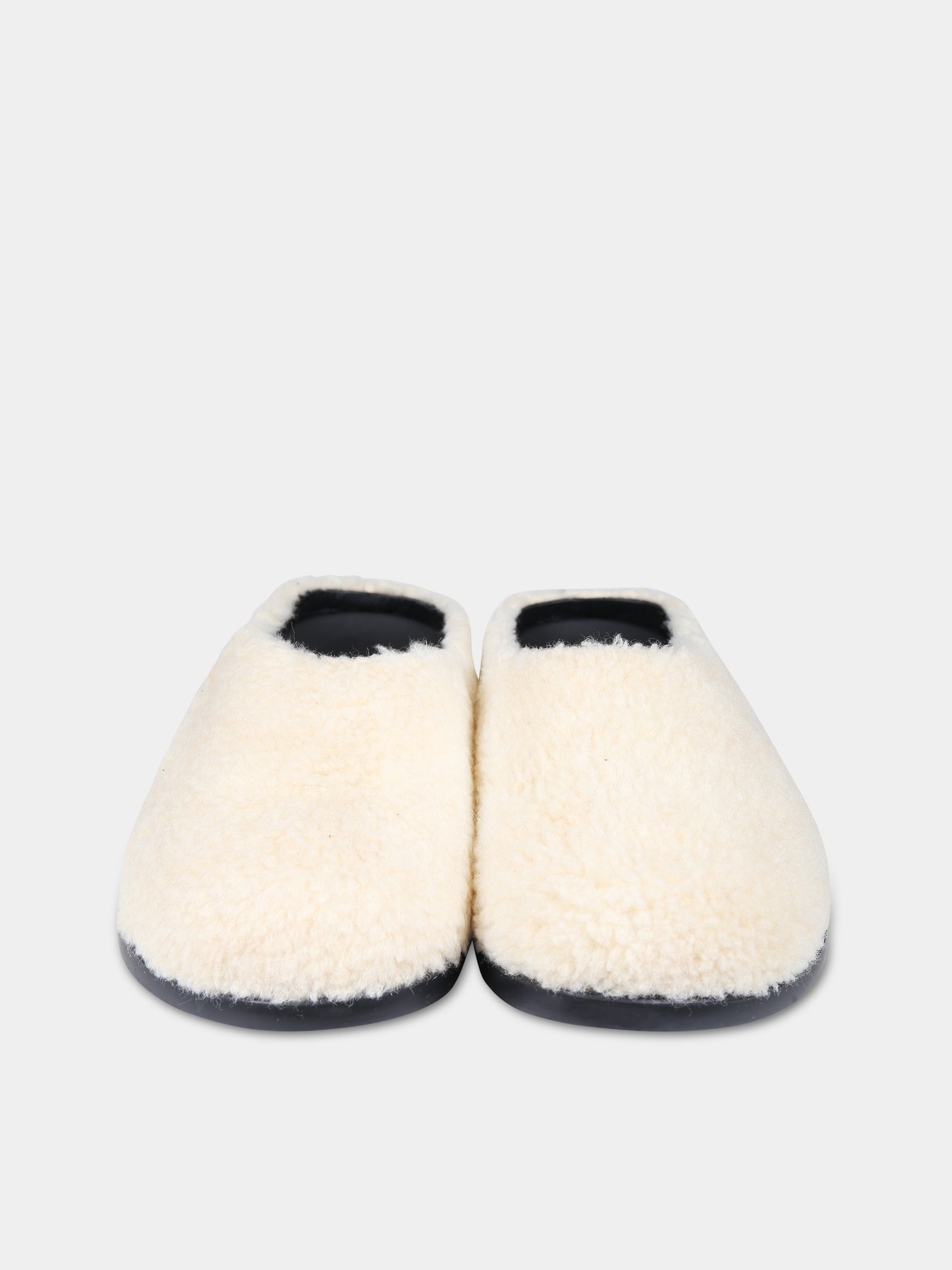 Sabot beige per bambina con logo,Marni Kids,75332 1