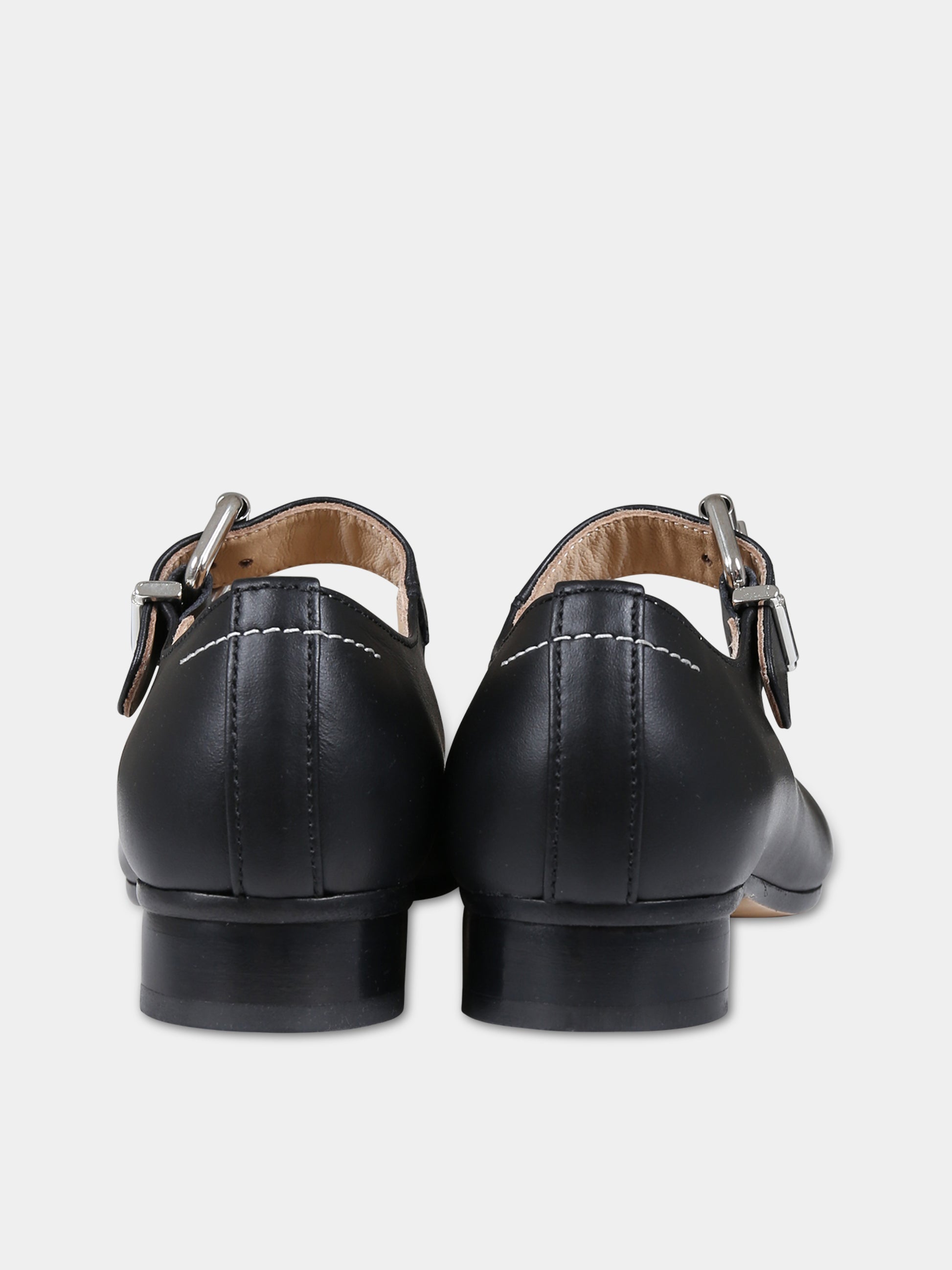 Ballerine nere per bambina,Mm6 Maison Margiela,75003 1