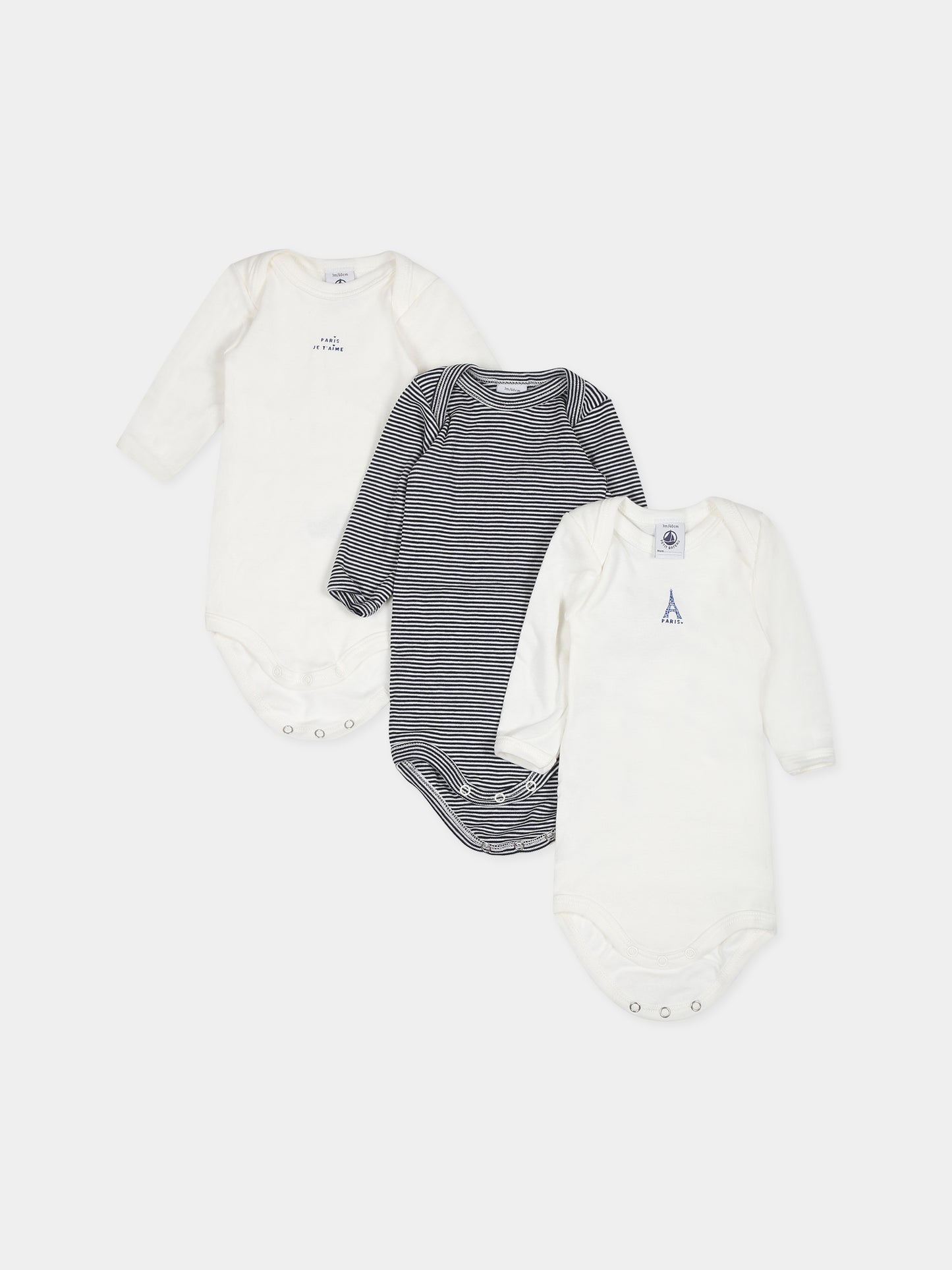 Set multicolor per neonato con stampa,Petit Bateau,A08K3 00