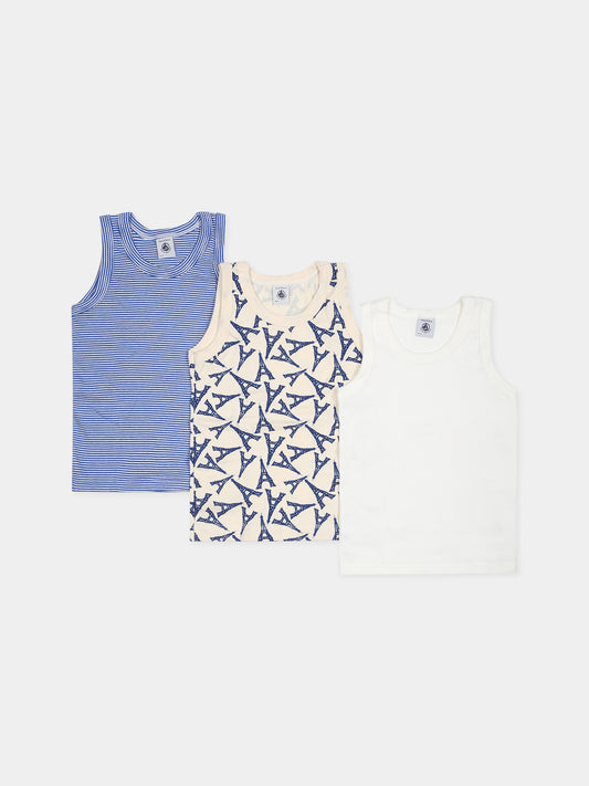 Set multicolor per bambino con stampa,Petit Bateau,A0892 00