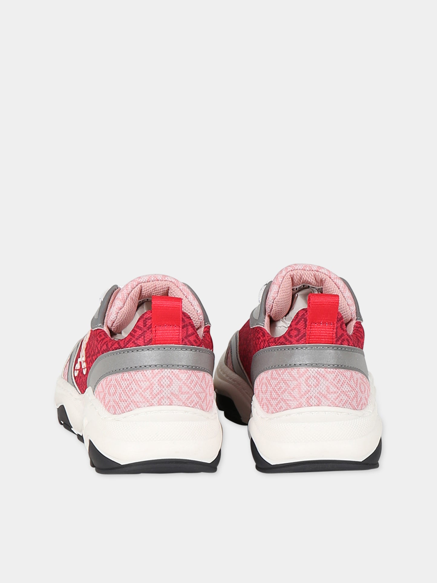 Sneakers fucsia per bambina con logo,Kenzo Kids,K59058 49F