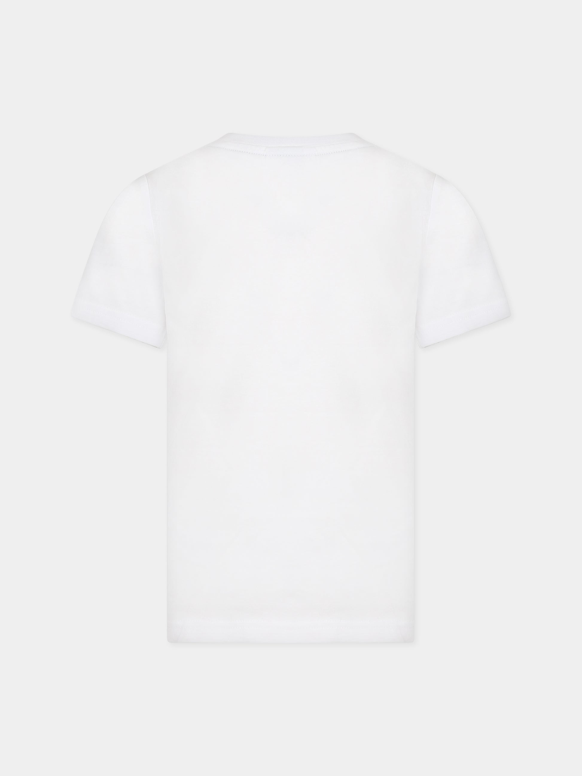 T-shirt bianca per bambino con logo,Boss,J25O18 10P