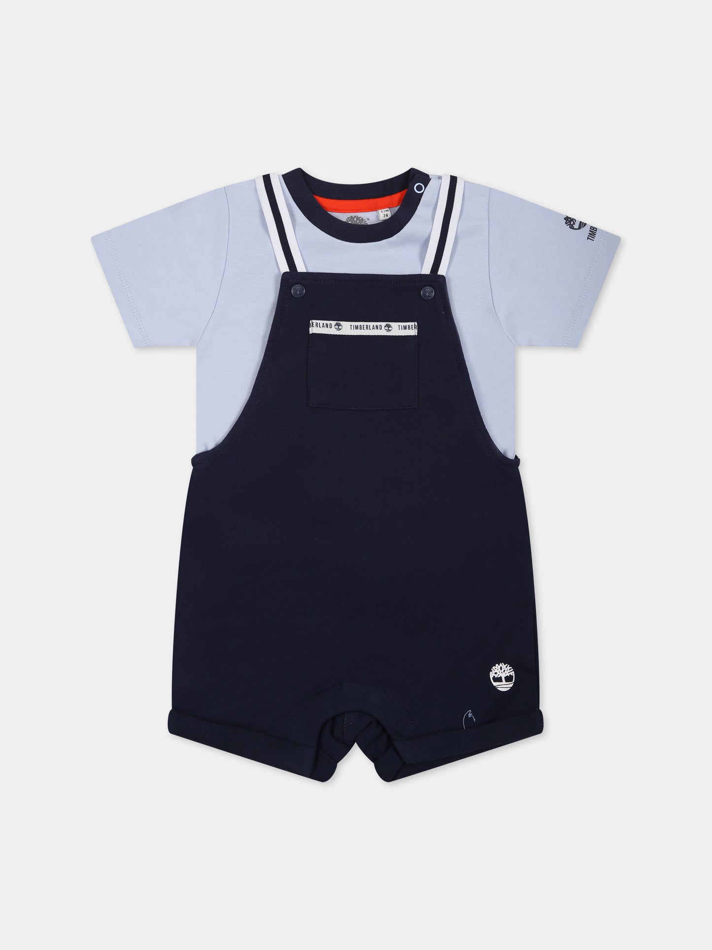 Set multicolor per neonato con logo,Timberland,T98317 85T