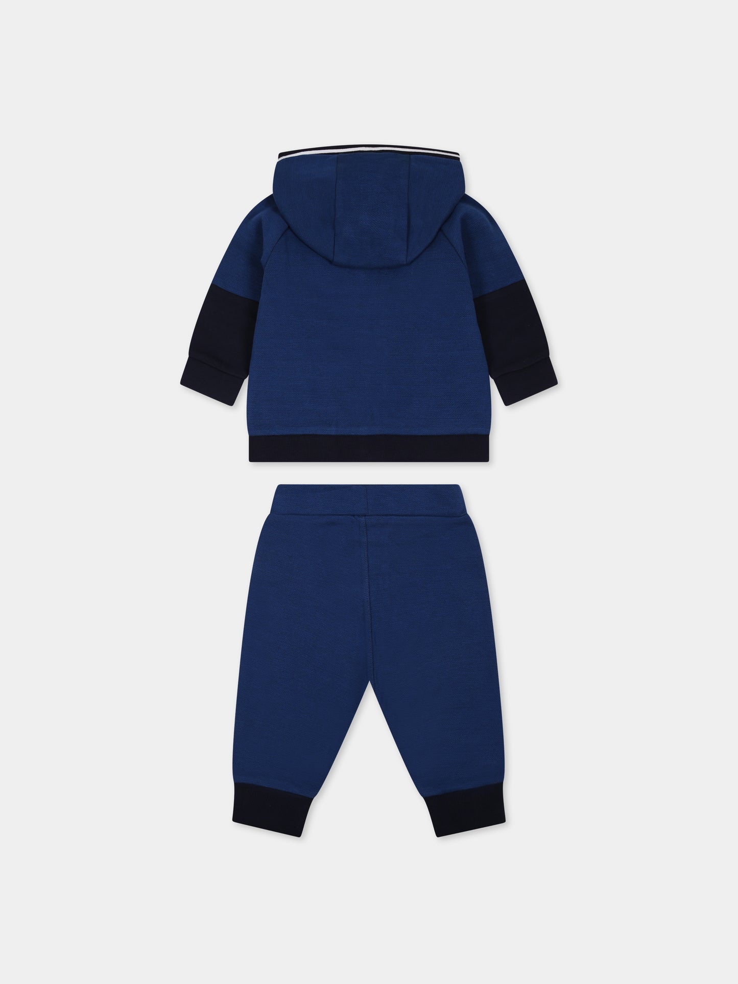 Completo sportivo blu per neonato,Timberland,T98319 830
