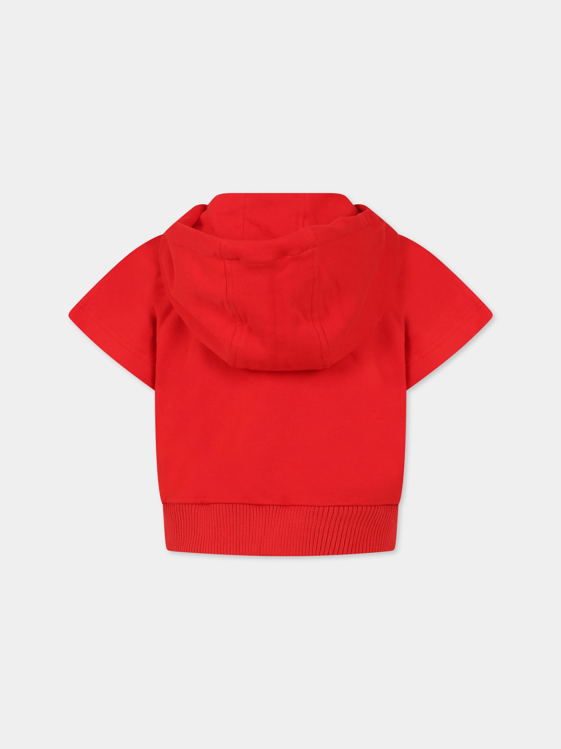 Giacca rossa per bambino con logo,Little Marc Jacobs,W26128 97E