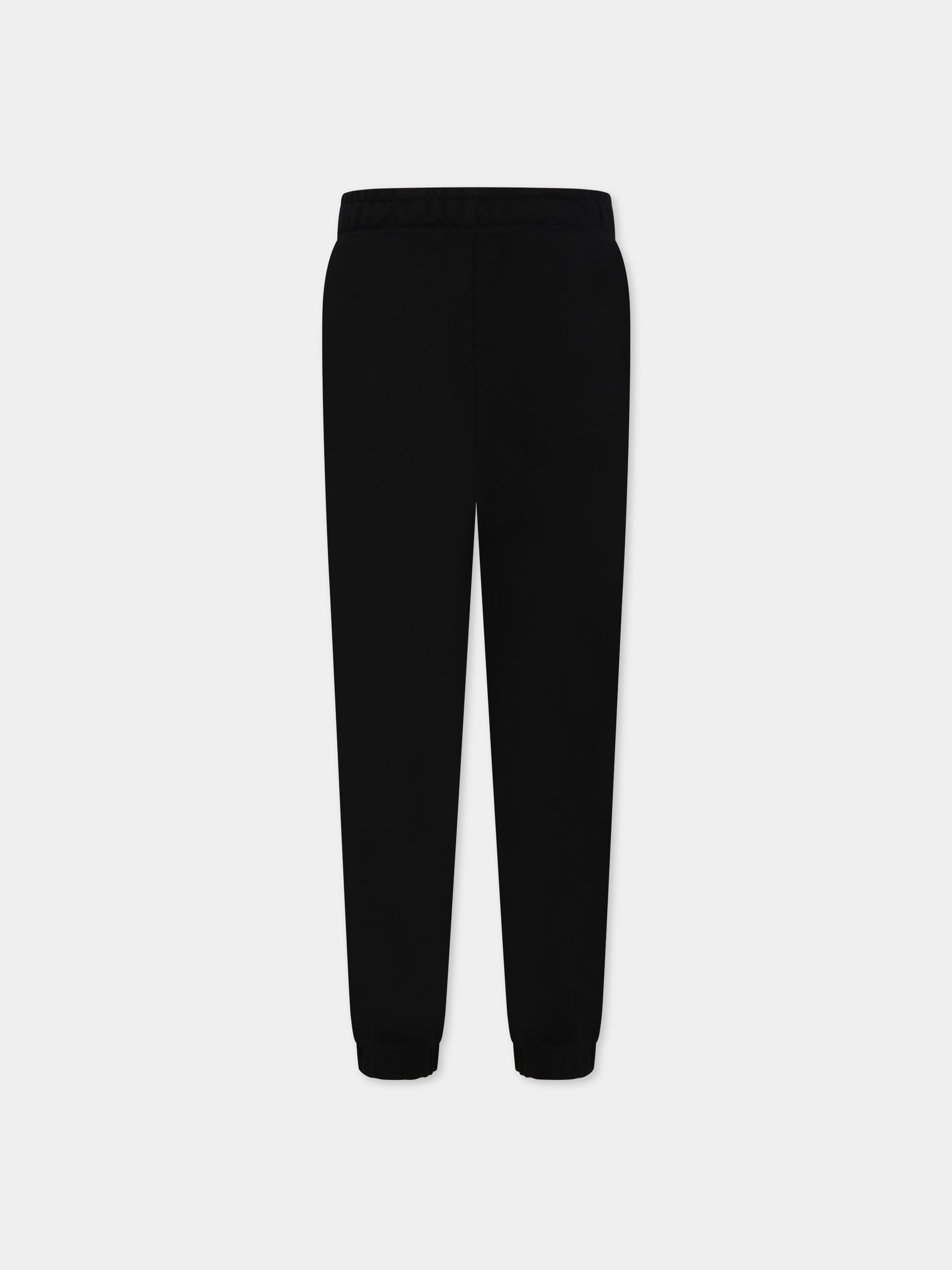 Pantaloni neri per bambino con logo,Boss,J24829 09B