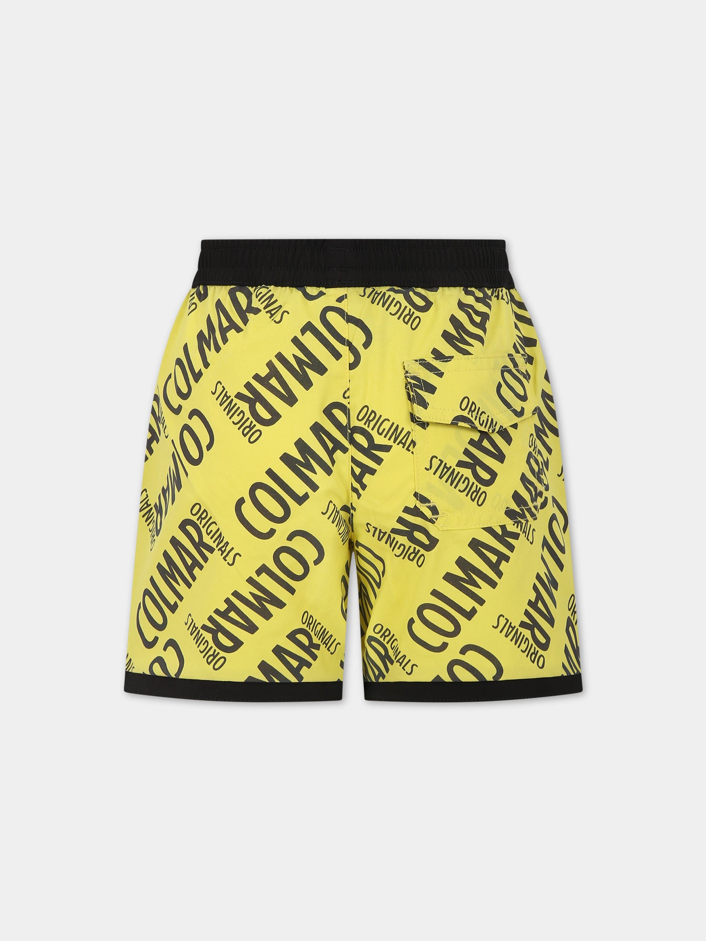 Boxer mare giallo per bambino con logo,Colmar Originals Kids,3751 8WI 195