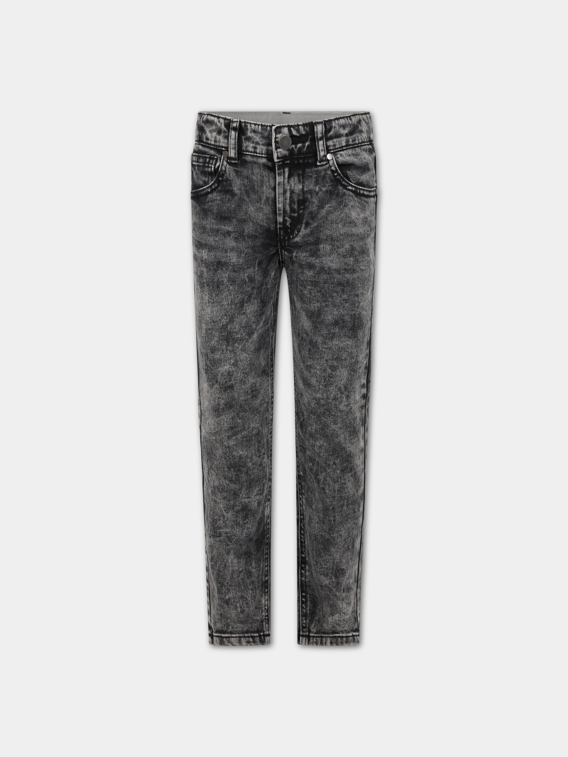 Jeans grigi per bambina con logo,Stella Mccartney Kids,8R6Q50 Z0831 930