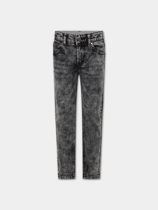 Jeans grigi per bambina con logo,Stella Mccartney Kids,8R6Q50 Z0831 930