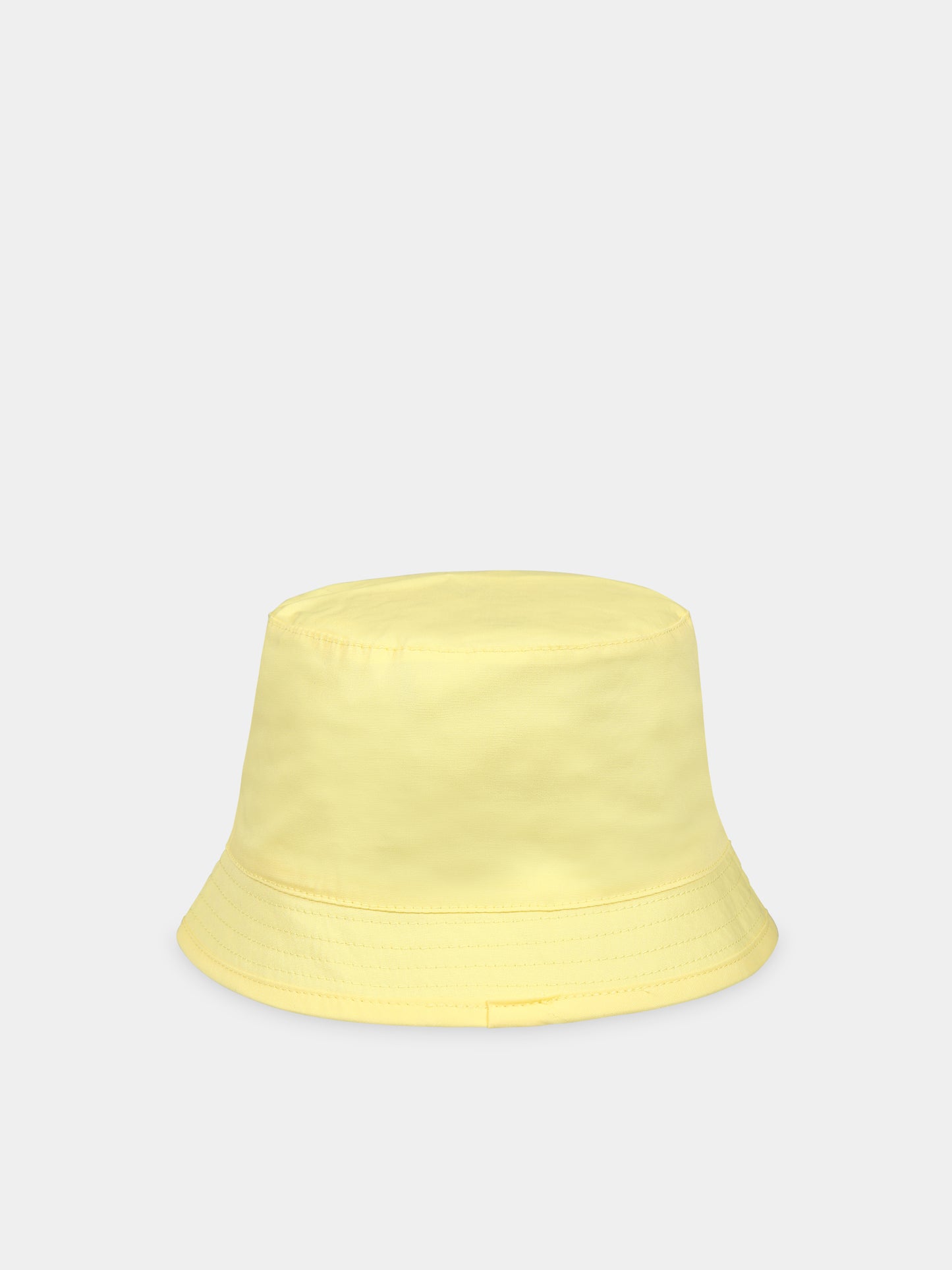 Cloche gialla per neonati con Teddy Bear e logo,Moschino Kids,MMX04A LMA01 50230