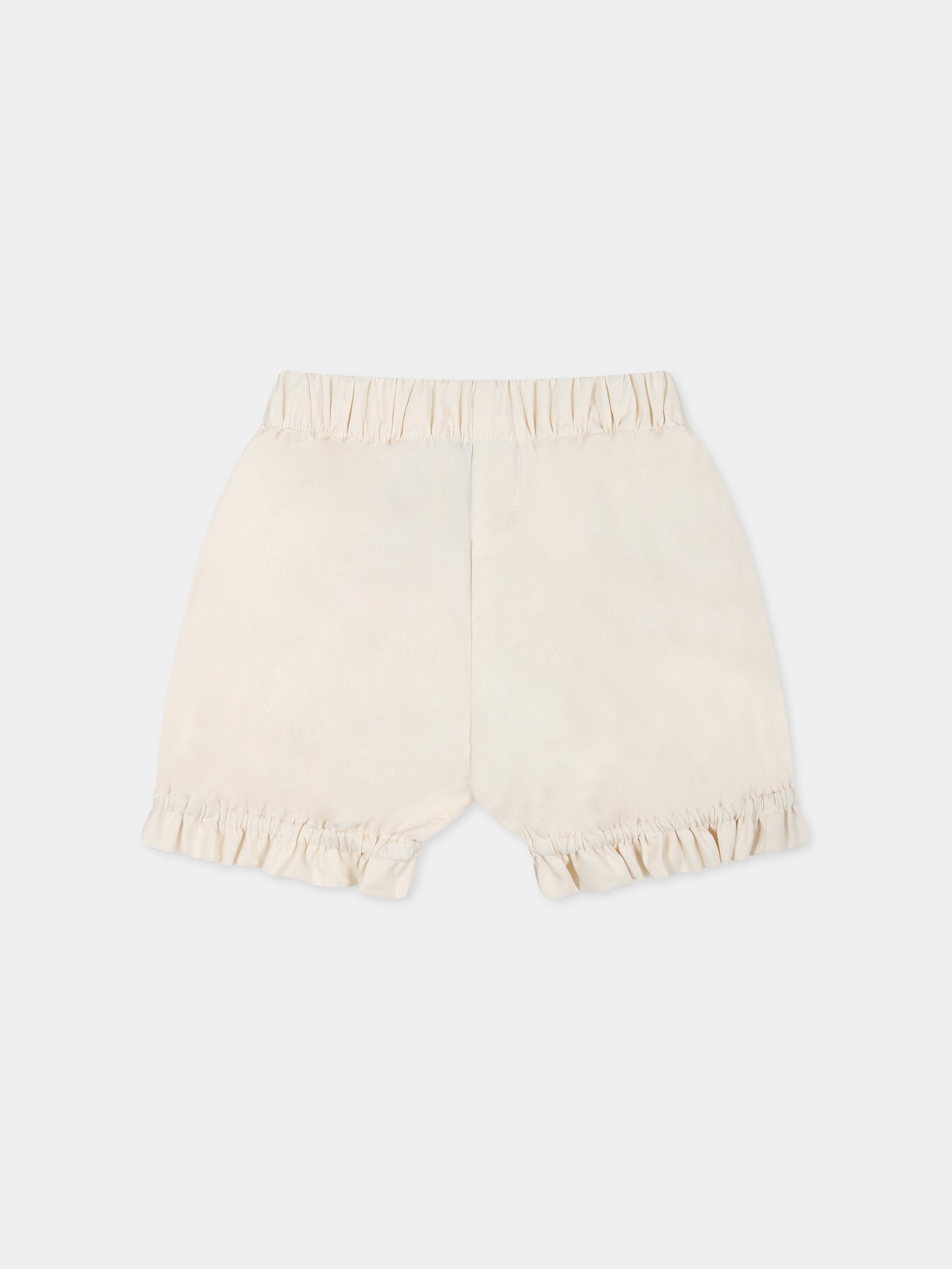Shorts avorio per neonato,Farway Milano,PAN05NTP