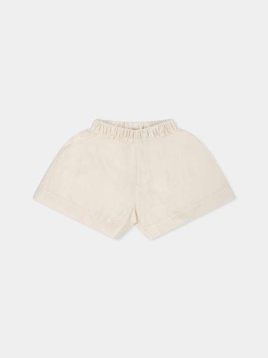 Shorts avorio per neonato,Farway Milano,PAN06NTP