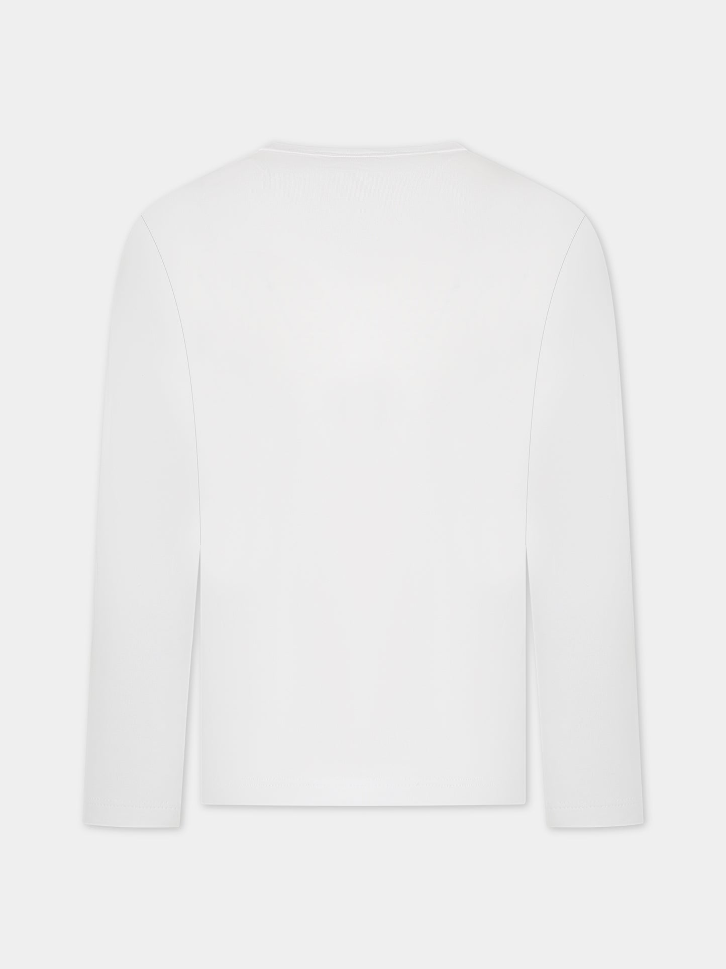 T-shirt bianca per bambina con logo e stampa,Dimensione Danza,031920 002