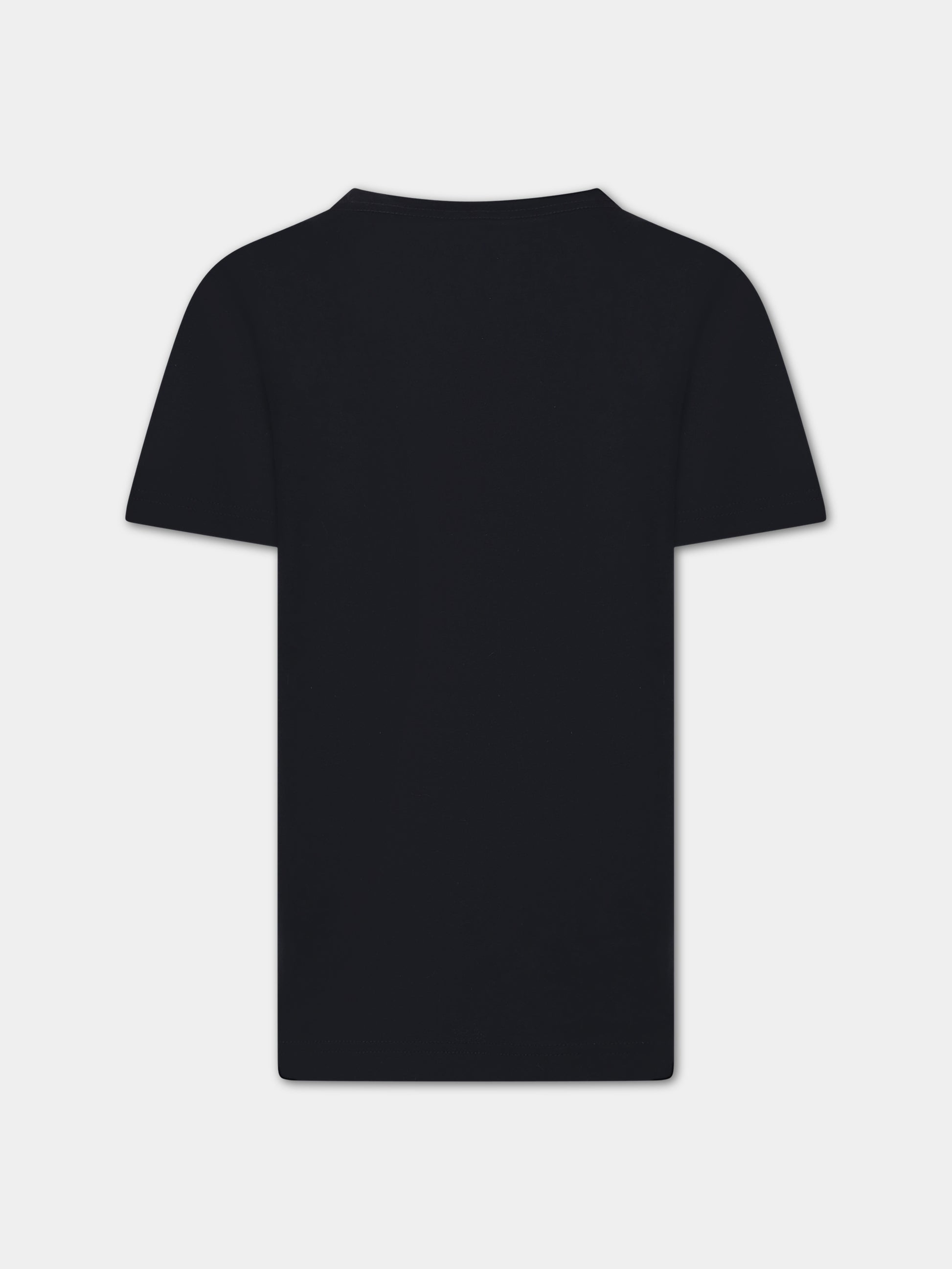 T-shirt nera per bambino con stampa,Jordan,95C346 023