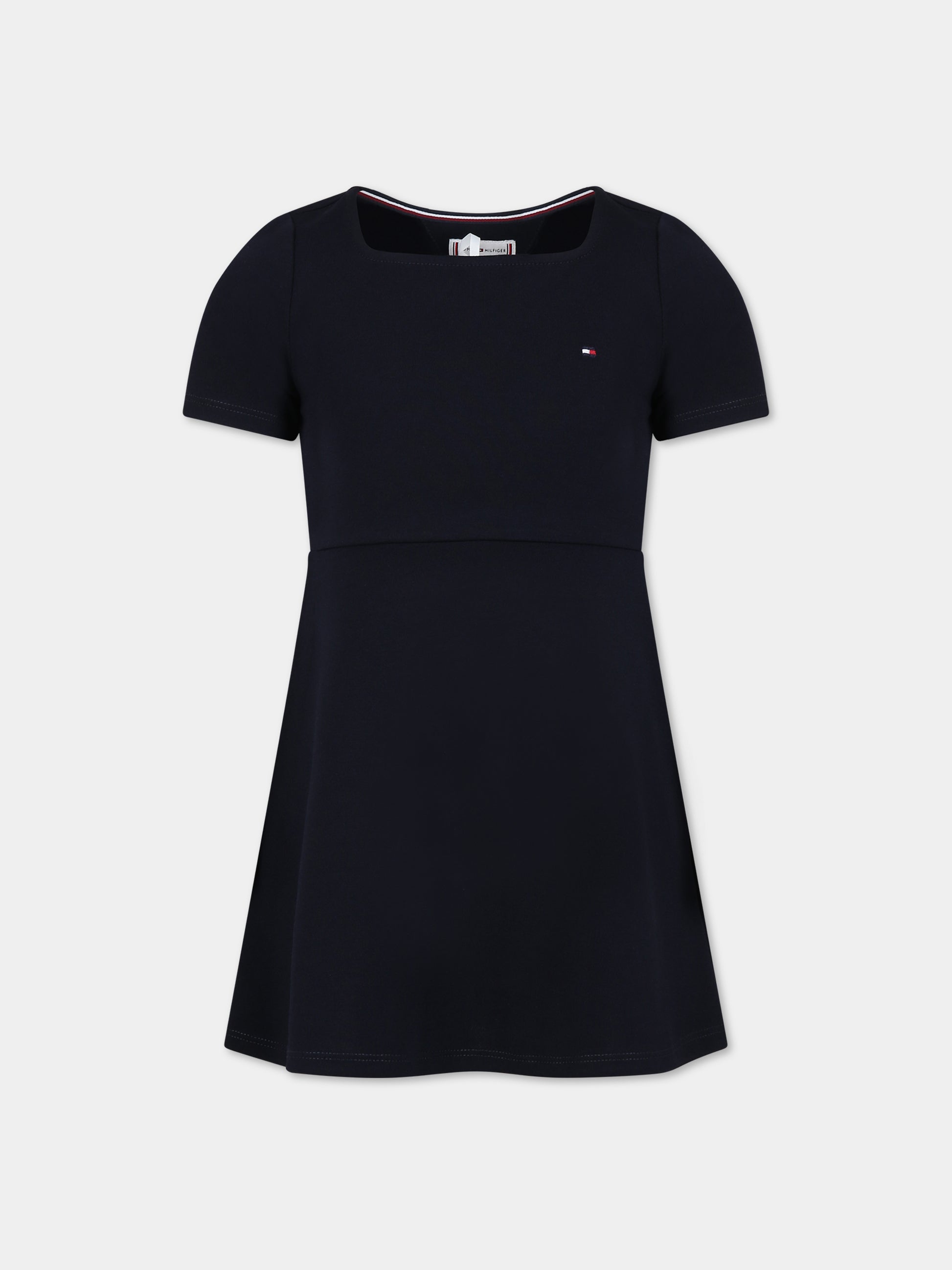 Vestito blu per bambina,Tommy Hilfiger Junior,KG0KG07192